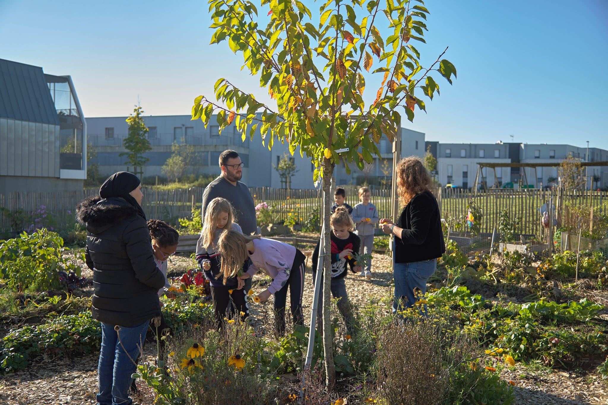 Nantes. Nouvelle aire de jeux pour les enfants au jardin des Plantes